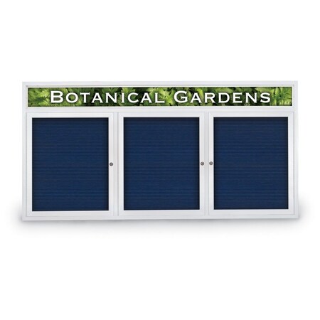 United Visual Products Indoor Enclosed Combo Board, 42"x32", Gold Frame/Blk Porc & Dark Spruce UVCB4232G-BLKPORC-DRKSPR